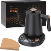 Electric Gooseneck Kettle with Precise Temperature Control. Pour over Coffee & T
