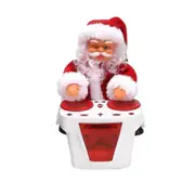 Santa Claus Animated Play The Drum Music Function Ornament Music Santa Doll Animated Christmas Toys