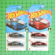 2022 Hot Wheels #100 - Lot of 4 - Nissan Leaf Nismo RC_02 - Blue & Red