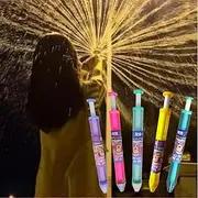 Firework Water Guns, Romantic Firework Style Water Spray Toy, Pusher Type Fireworks Watergun Toy, Couples Fun Interactive Pool Game, Summer Outdoor Photography Props, for Pool Parties (Random Color)