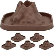 6pcs Volcano Shell Eruptions Models: Plastic Volcano Model Science Project Volcano Model Prop Volcano Models DIY Volcano Erupting Volcano Coffee