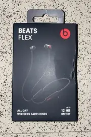 Beats Flex All-Day Wireless Earphones - Black - (MYMC2LL/A) New Sealed