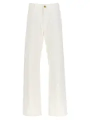 [Etro] Etro-Baggy Chevron Jeans Bianco-Donna 27 White