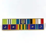 [Lucky angel] Ribbon Aviation Metal Medal Men Army Badge for Clothes Uniform