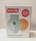 DASH Mini Waffle Maker - 4” Waffle Nonstick Waffle Iron, Heats/Cooks Quickly-NIB