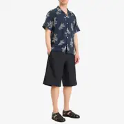 Foret Leo Embroidery Vacation Shirt
