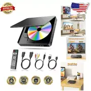Portable All Region DVD Player with Remote Control, HDMI & RCA Cables Included