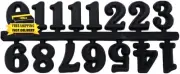 1 Set Black Clock Numerals Kit Clock Parts Digital Clock Numbers Roman Numerals