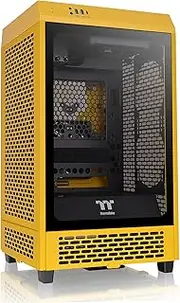 Thermaltake The Tower 200 Tempered Glass Mini Tower Case Bumblebee Edition, CA-1X9-00S4WN-00