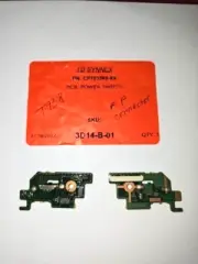 Fujitsu Lifebook T938 Power Switch board - CP753588-XX - Fingerprint board port