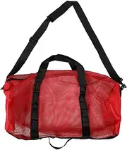 [TOKIDNY] Large Mesh Beach Tote Bag for Women Durable Handbag with Ample Storage for Clothes Towels Swimming Supplies for Travel Pool Seaside Activities Versatile Mesh Design