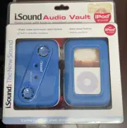 i.Sound Audio Vault Speaker and Case for iPod and MP3 Players Blue DigiPod-318