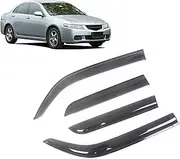 Auto Side Window Wind Deflectors Visors Black Rain Guard Door Visor Vent Shades Dark Smoke Ventvisor Compatible with Accord 1990-2023(Compatible with 2008-2012 Sedan)