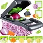 Hot 14/16 in 1 Multifunctional Vegetable Chopper Slicer Shredder with Basket