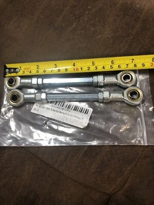 1 Pair Of 120mm Adjustable Steering Tie Rod Kit For Go Kart ATV Quad Racing Cart
