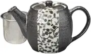 Nanban Arabesque Pot (with Kagomi) [3.7 x 3.9 inches (9.5 x 10 cm), 13.5 fl oz (400 cc)] | Pot |