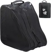 Ice Skate Bag for Kids,Breathable Oxford Fabric Ice Skate Bag - Roller Skate Accessories, Portable Ice Skate Bag with Shoulder Strap