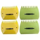 Pair Garden and Yard Leaf Scoops Hand Rakes, Large Sized Leaf Collector Set