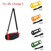 Multi-Color Silicone Cover Pad With Strap For JBL Charge 5 Bluetooth Speaker E