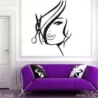 "Beauty Salon Girl" Removable wall stickers Vinyl decal for home or Beauty Salon
