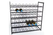 Wine Rack Heavy Duty Storage 48 Bottles Black