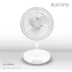 【UP101】KINYO 8吋 LED充電風扇 USB充電 充電風扇 行動風扇 直立扇 迷你風扇 原廠授權CF-5770