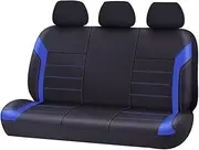 Universal Ultra Light Neoprene Rear Seat Covers Size 06/08H | Black/Blue
