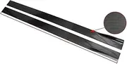 86.6'' 2.2m Black/Carbon Car Side Skirt Extension Lip Splitter Front Skirt Side Compatible for Lexus IS200T IS250 IS350 ISF GS350 GS450H(2.2m Carbon)