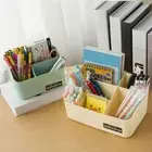 Plastic Desktop Storage Box 3/7 Grids Stationery Organizer Living Room