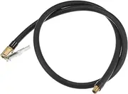 X AUTOHAUX 80cm 31.50" Tire Inflator Pump Hose with Locking Air Chuck for Car Motorcycle