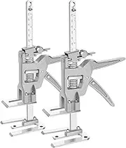 Labor Saving arm Jack 2PCS, Good Helper for Family Moving,12in Multi-Function Height Adjustment Lifting Device,880LBS Two-Speed Descent Mod Lifter for Installing Cabinets, Doors,Furniture, Windows