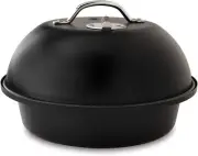 Nordic Ware 36567 Personal Size Stovetop Kettle Smoker Outdoor Cookware, Black