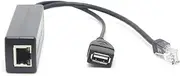 DSLRKIT Active PoE Splitter 48V to 5V 2.4A USB Type A Female 802.3af Power Over Ethernet
