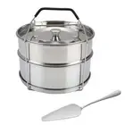 Stainless Steel Steamer Set Inner Pot Set Double Layer Cooker Pot Accessories