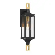 Savoy House 5-275 Glendale 21" Tall Outdoor Wall Sconce - Black