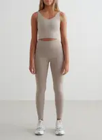 [AIM'N AU] Dark Clay Sense Tights & Bralette Set