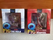 THE HULK & Deadpool QMX Q-Fig Figure Lot Collectible Loot Crate Exclusive