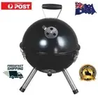 Jumbuck 32cm Portable Charcoal Grill BBQ Dome Smoker Air vents for Circulation.