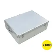 1000 Discs Aluminium CD DVD Cases Bluray Lock Storage Box Organizer Free Inserts