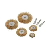 GA260088 Silverline Wire Wheel Set 5pce 6mm Shank DIY Power Tool Accessories