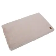 Faux Fur Padded Mattress (Beige) - Large