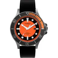 在飛比找momo購物網優惠-【TIMEX】遠征系列 探險手錶 黑橘 TXTW2U1070
