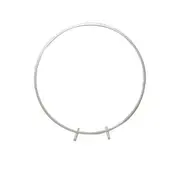 White iron Garland Frame Round 100cm