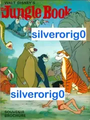 Jungle Book Disney Movie Brochure AUTOGRAPHED Pop Up Artwork MINT Condition