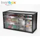 【livinbox 樹德】小幫手零件分類箱-13抽 A9-2110(小物收納/可堆疊/透明/收屜/收納盒/收納箱)