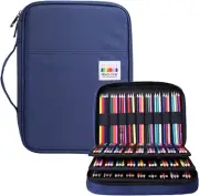 BOMKEE Coloring Pencil Case 220 Slots Pencils/Gel Pens Organizer Waterproof