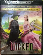 Wicked: Theatrical Version+Song Along (4K UHD, Blu-ray+ Digital, 2025) NEW-READ