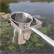 Telescopic Water Sampler 304 Stainless Steel Pendulum Beaker Sampler Ladle Vertical Swing Sampler Water Sampling Pole for Lake River(0.65m)