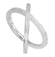 Thomas Sabo TR2138-051-14-54 925 Silber Damen Ring Größe 54 17,2 Ø Neu OVP