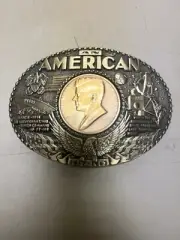 FIRST EDTION AN AMERICAN JOHN F KENNEDY COIN BELT BUCKLE No. 3210
